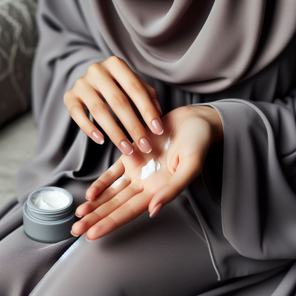 Moisturizing hands 1