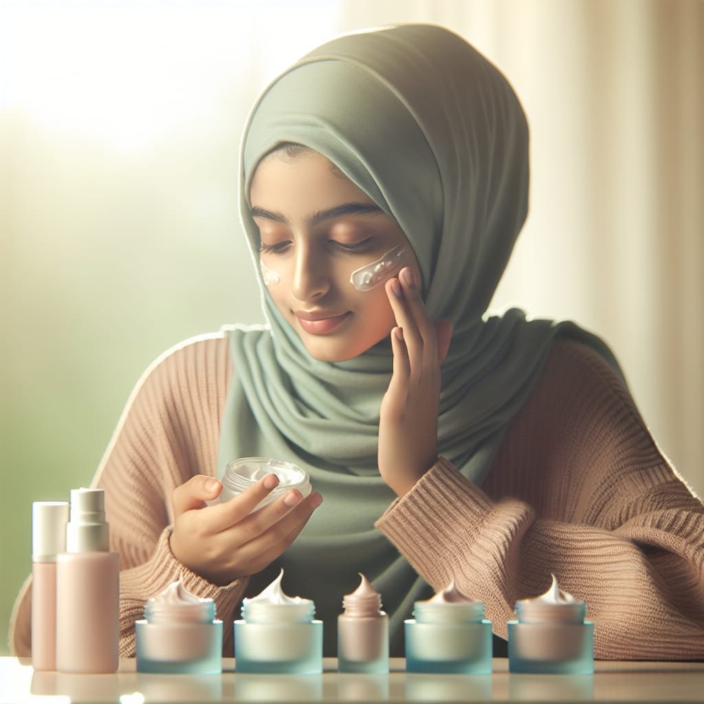 Moisturizing the face